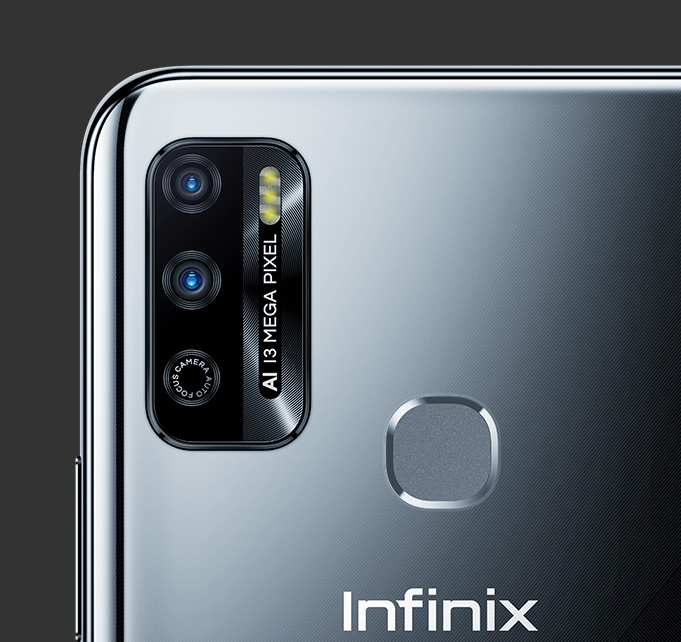 Infinix Smart 4 Back camera - Midnight Black